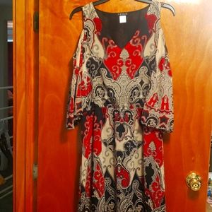 NWOT Venus cold shoulder dress